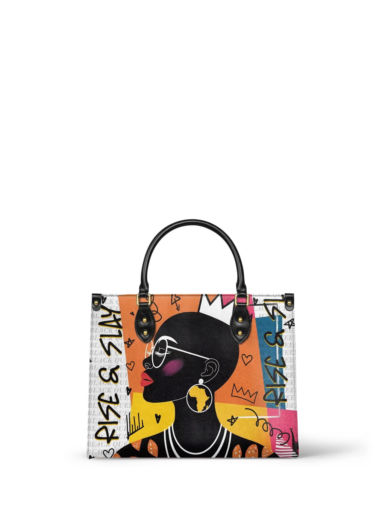 Afroyla "Baridi" Leather Handbag