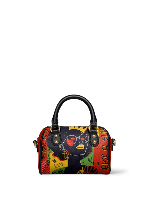 Afroyla "Aina" Flame Red Mini Satchel
