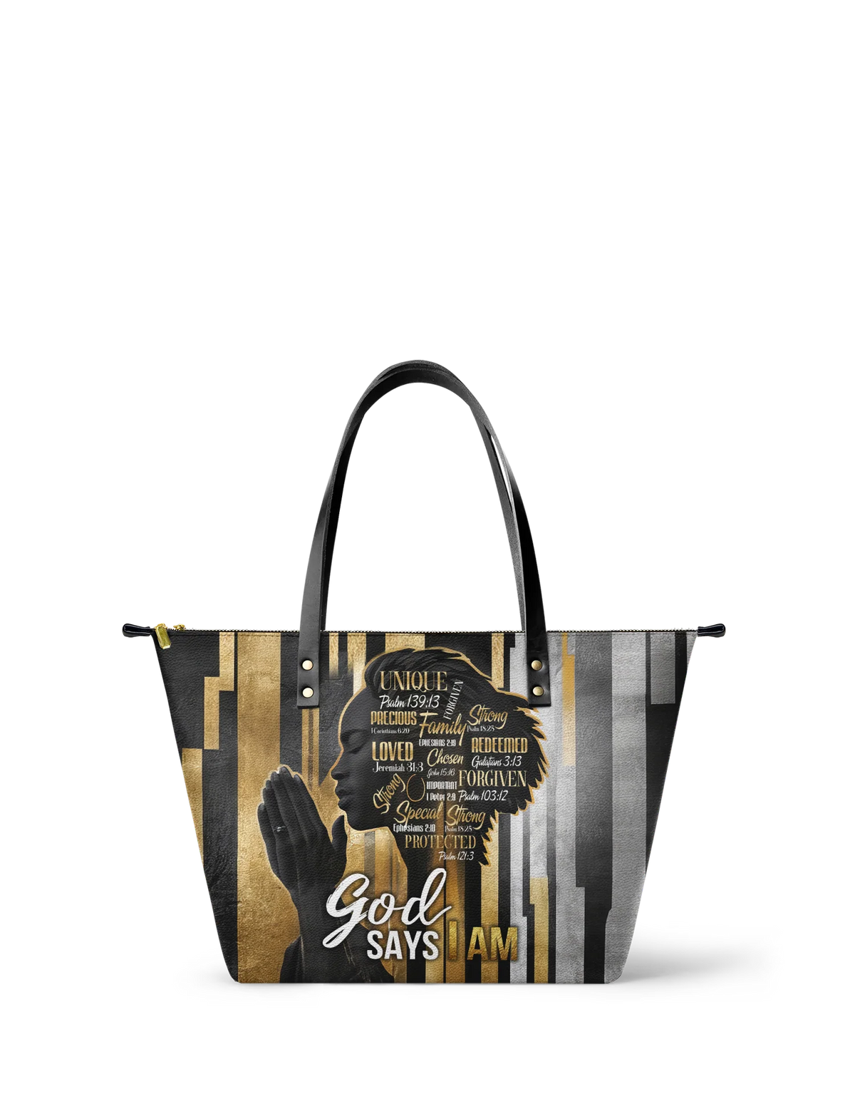 Afroyla "Amara" Leather Tote Bag