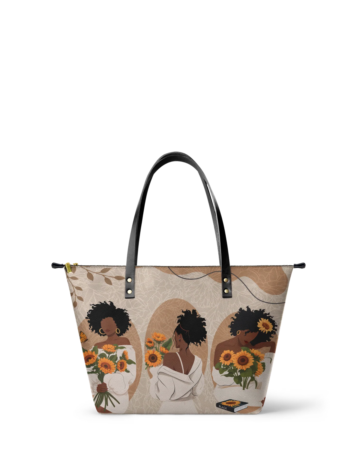 Afroyla "Solina" Leather Tote Bag