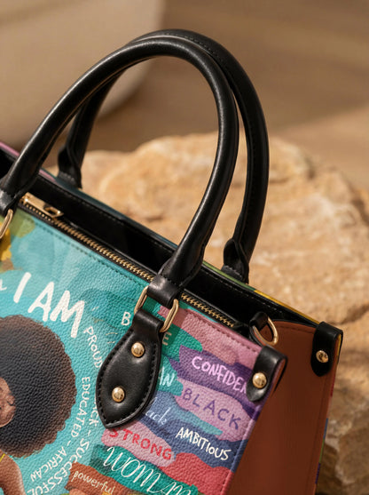 Afroyla "AfroEssence" Leather Handbag