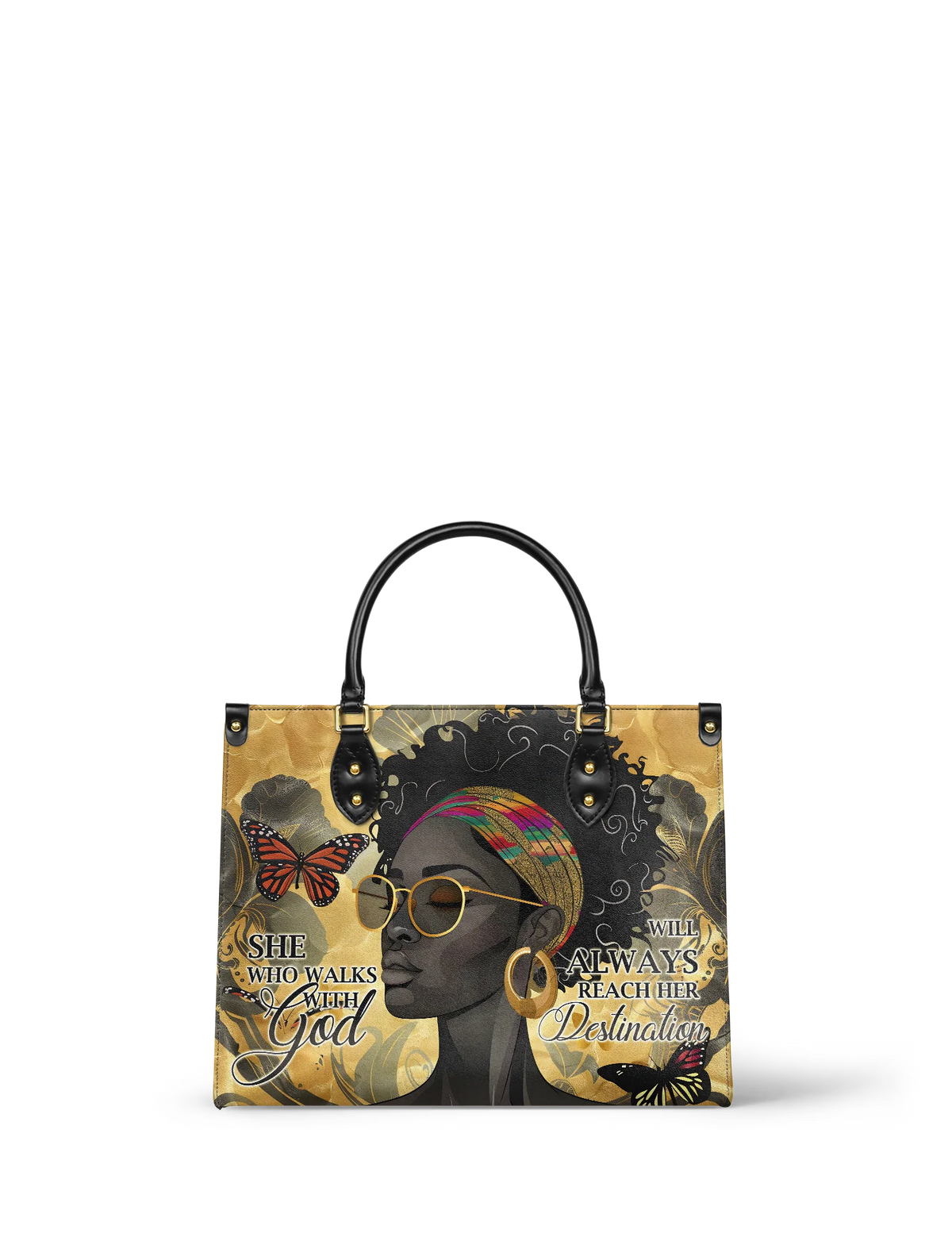 Afroyla "Njia" Leather Handbag