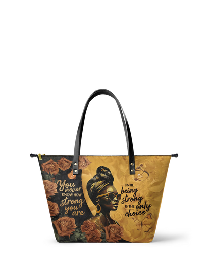 Afroyla "Siyanda" Leather Tote Bag