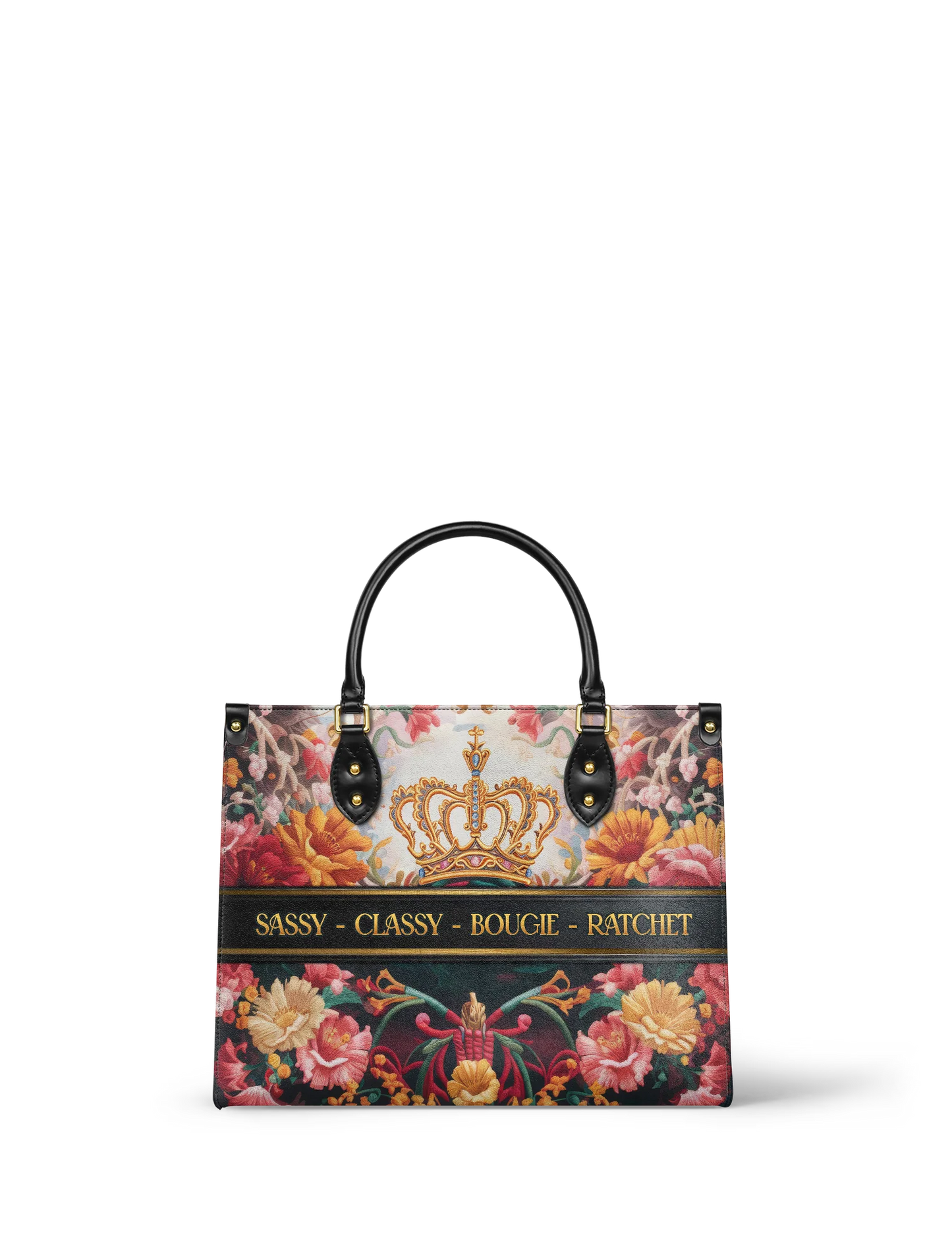 Afroyla "Naija Royale" Leather Handbag