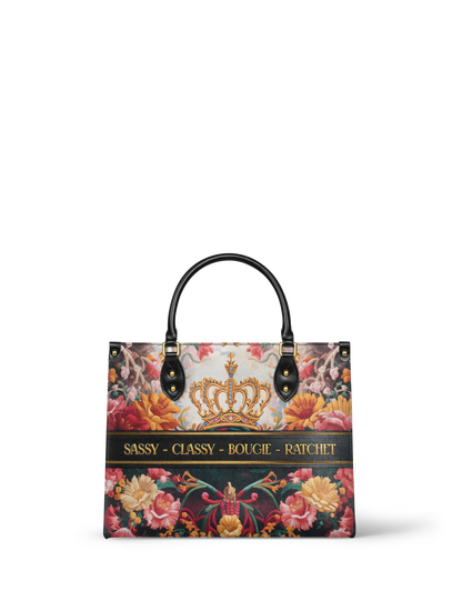 Afroyla "Naija Royale" Leather Handbag