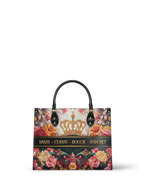 Afroyla "Naija Royale" Leather Handbag