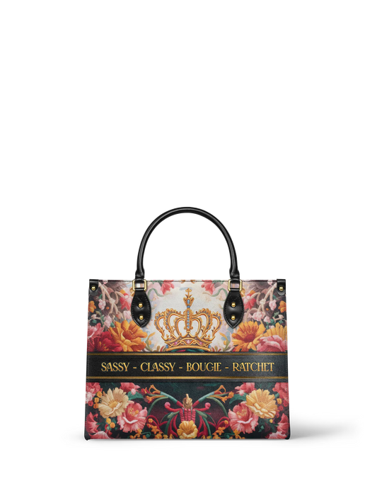 Afroyla "Naija Royale" Leather Handbag