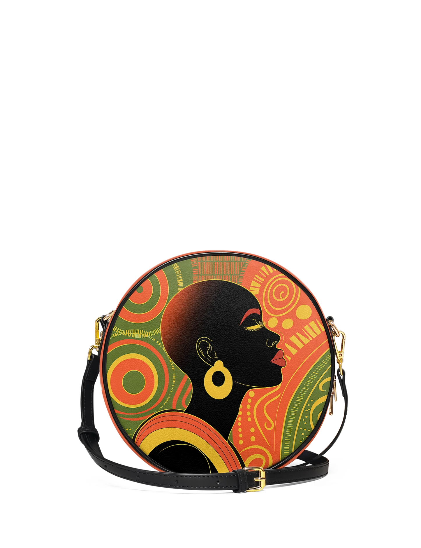 Afroyla "Baldisa" Circle Crossbody Bag