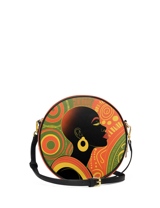 Afroyla "Baldisa" Circle Crossbody Bag