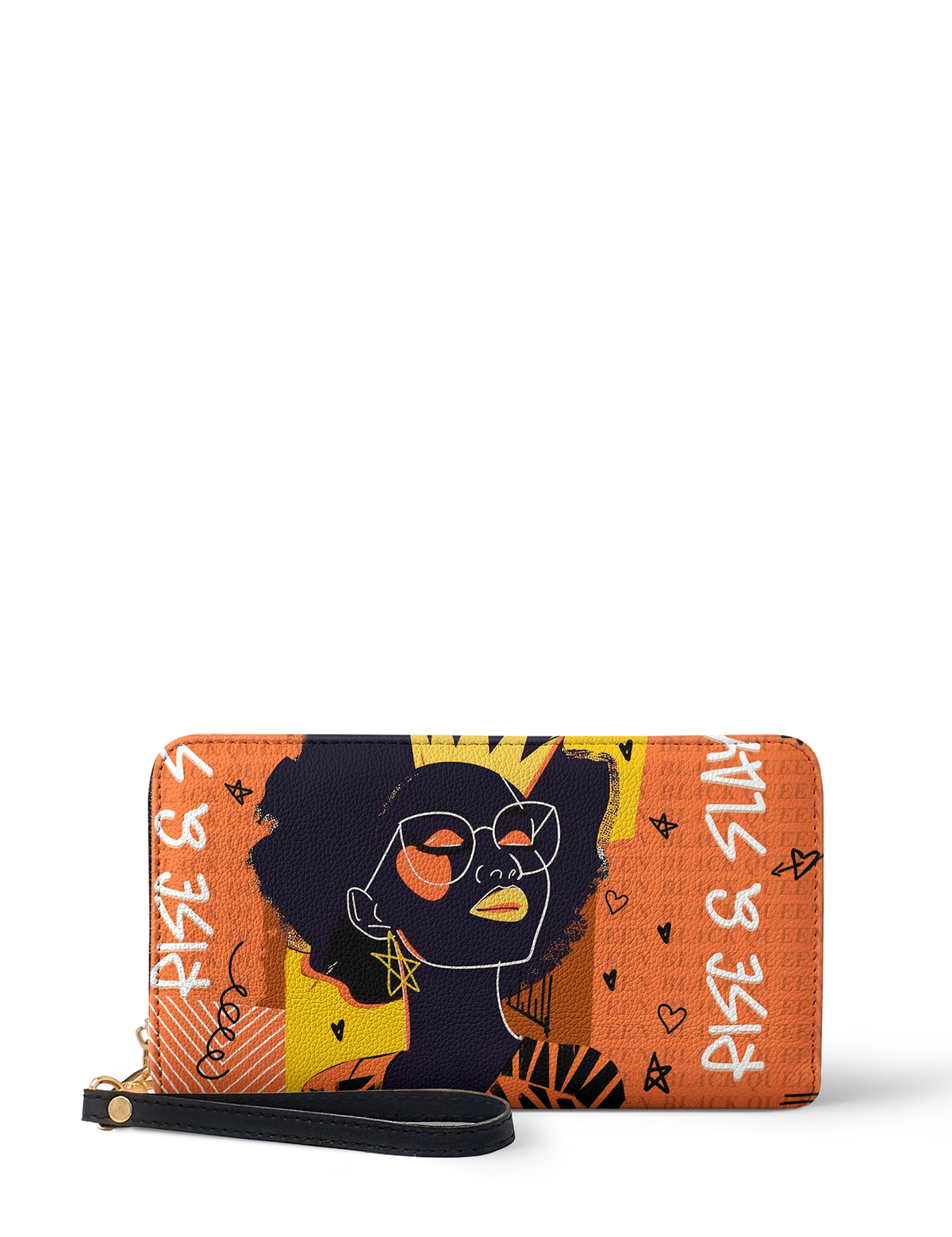 Afroyla "Aina" Orange Sorbet Wallet
