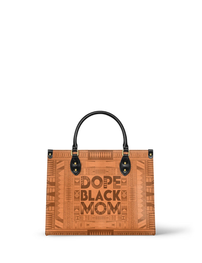 Afroyla "Dope Black Mom" Leather Handbag
