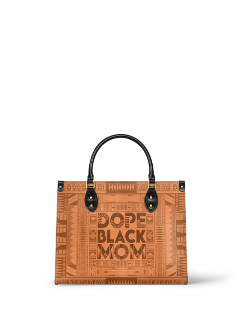 Afroyla "Dope Black Mom" Leather Handbag