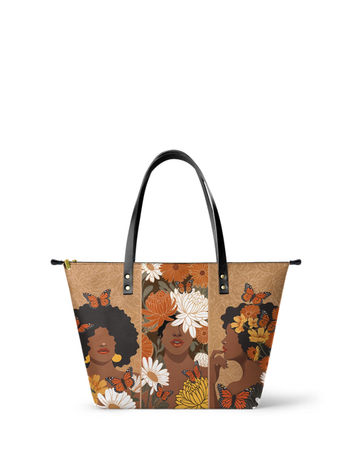 Afroyla "Ayira" Leather Tote Bag