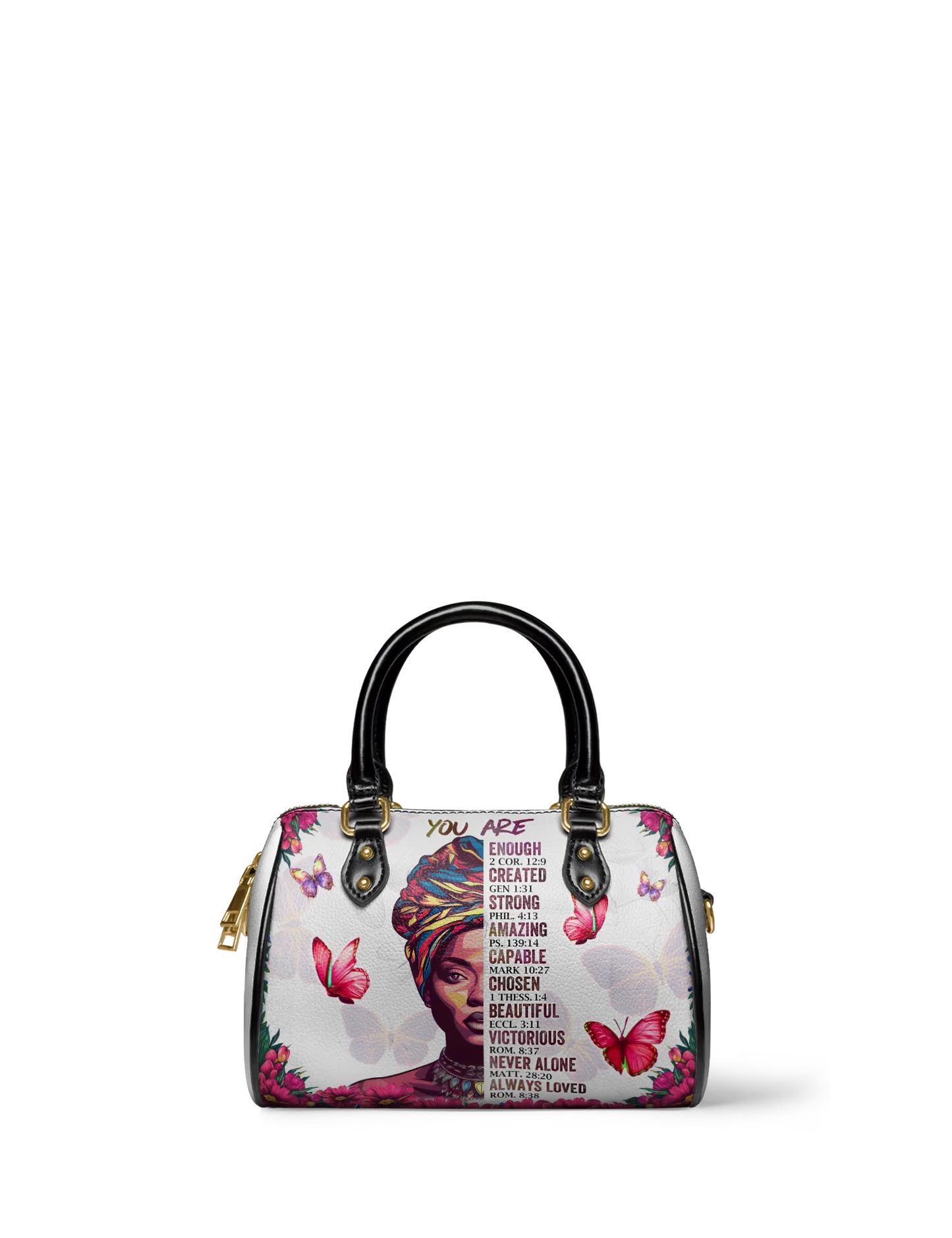Afroyla "Imani" Dove White Mini Satchel