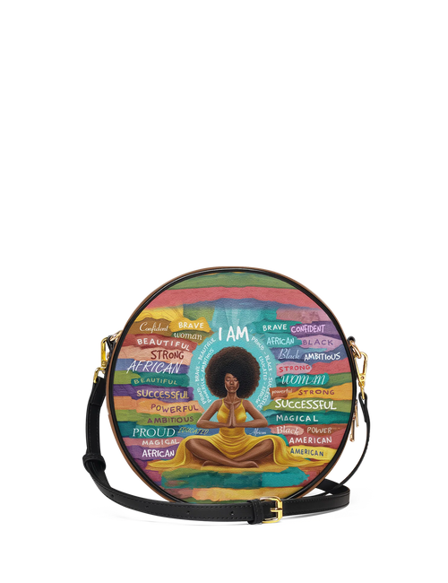 Afroyla "AfroEssence" Circle Crossbody Bag