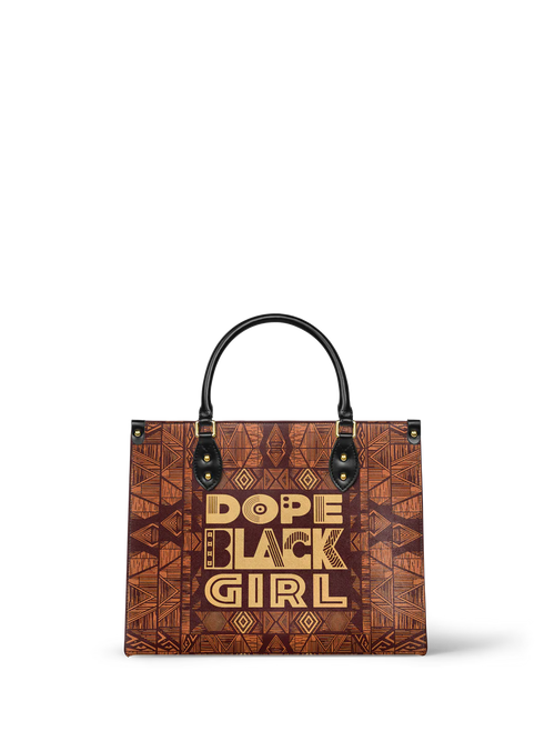 Afroyla "Dope Black Girl" Leather Handbag