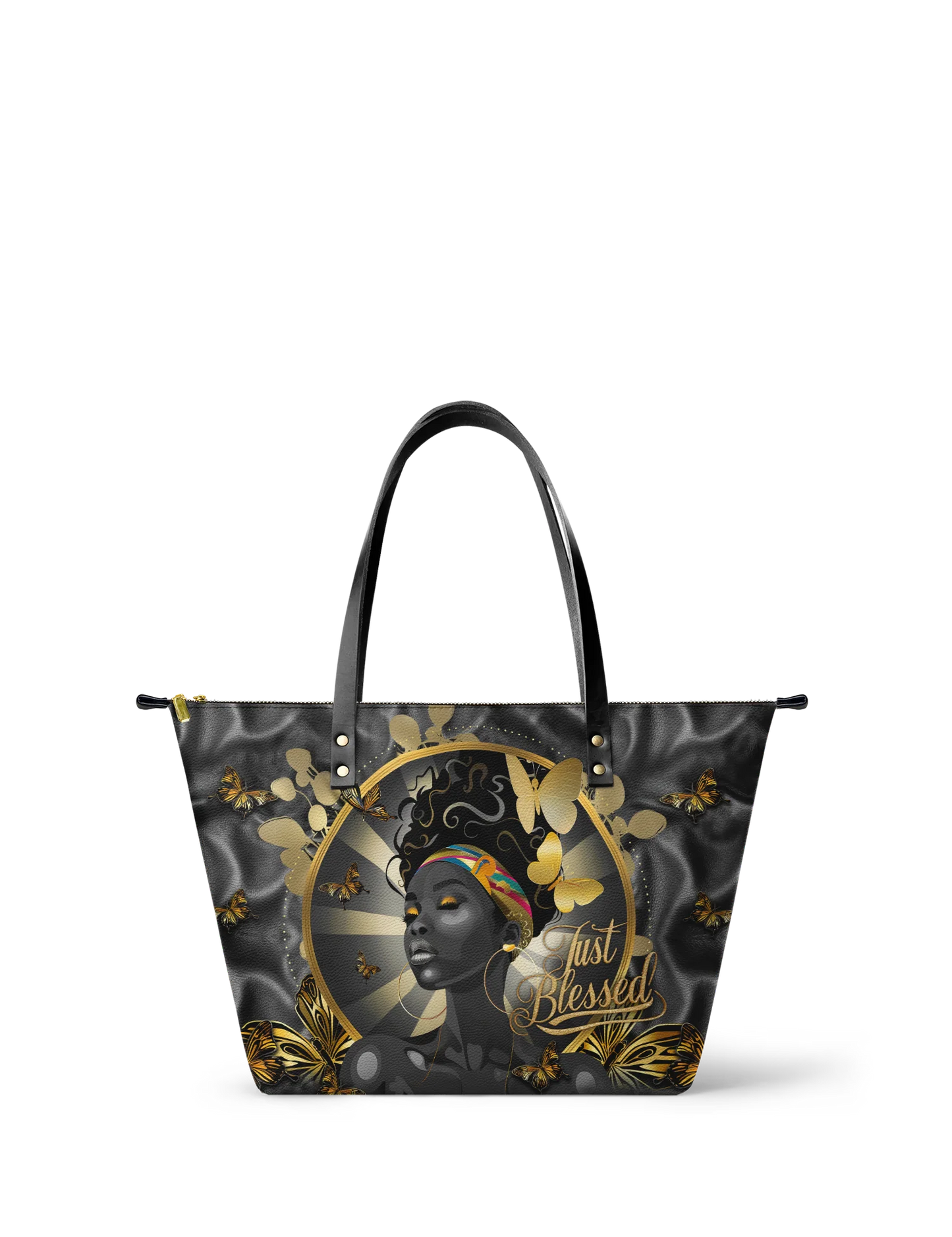 Afroyla "Barakaya" Leather Tote Bag