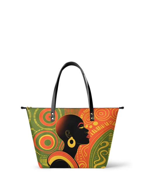 Afroyla "Baldisa" Leather Tote Bag