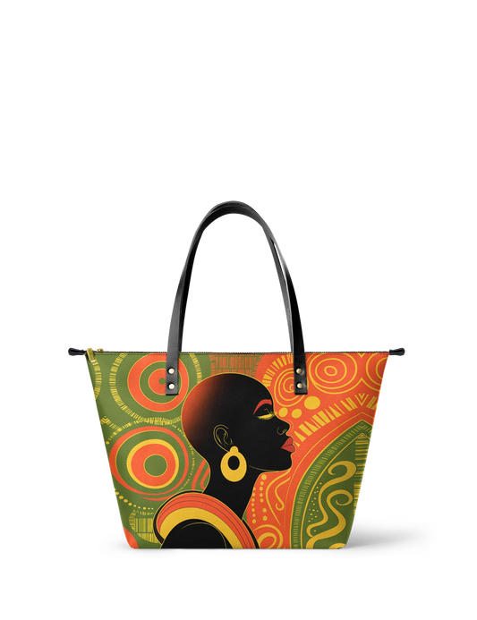 Afroyla "Baldisa" Leather Tote Bag