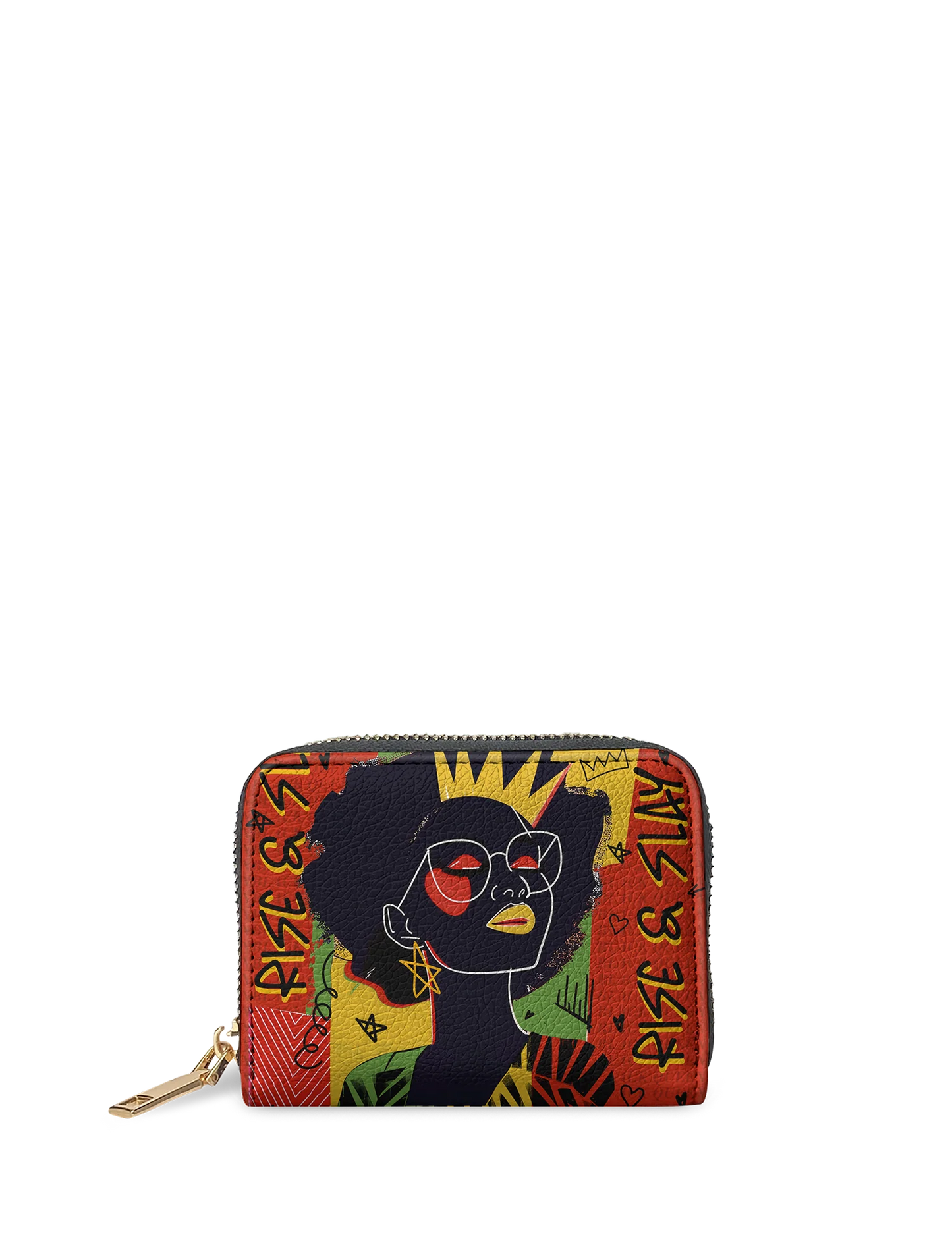 Afroyla "Aina" Flame Red Mini Wallet