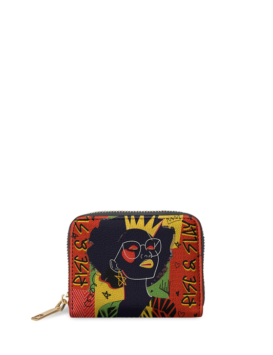 Afroyla "Aina" Flame Red Mini Wallet