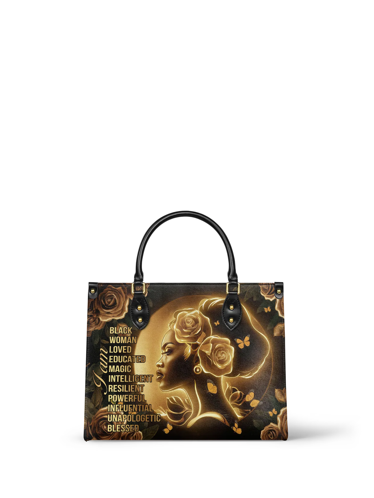 Afroyla "Lumina" Leather Handbag