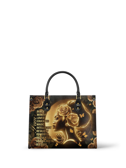 Afroyla "Lumina" Leather Handbag