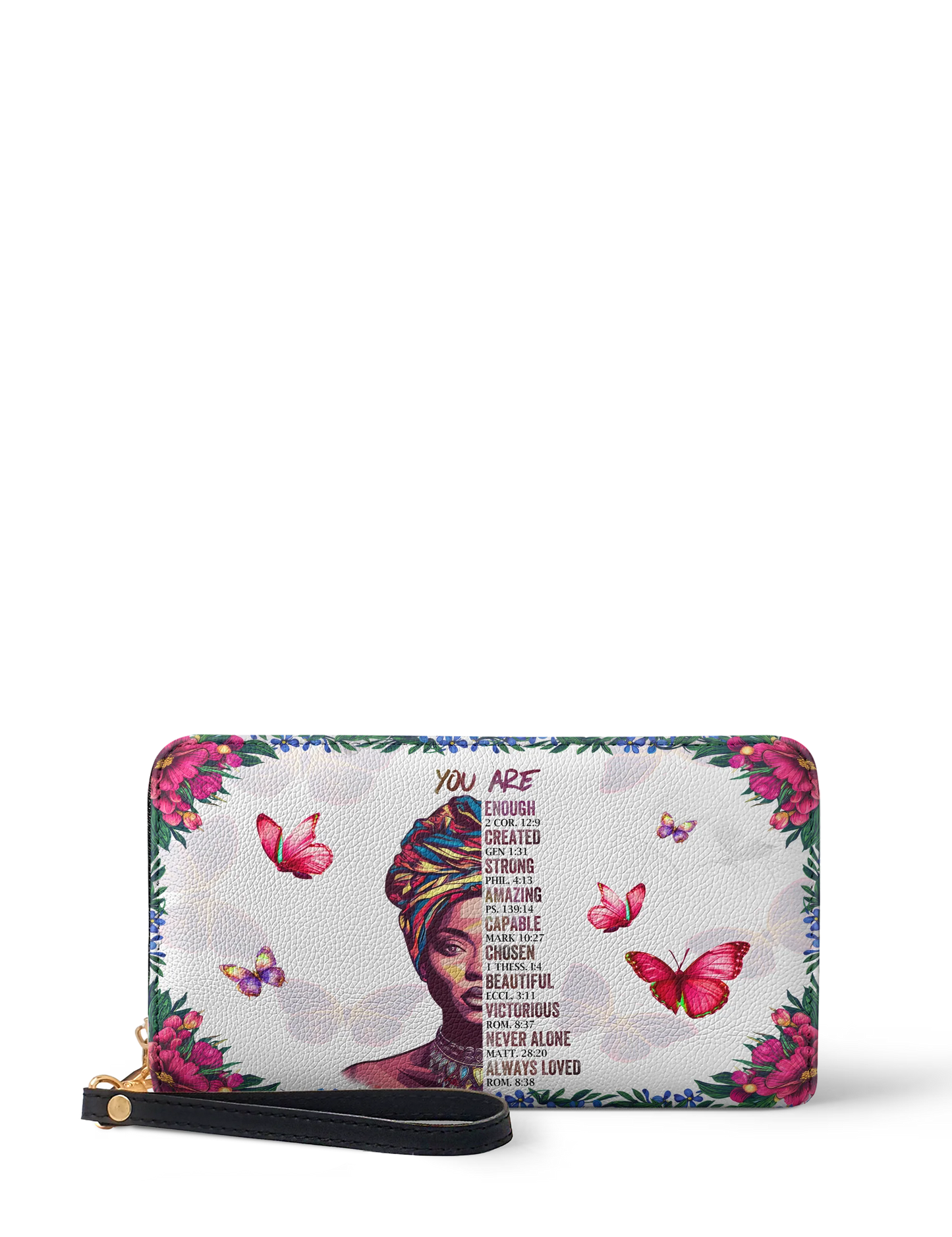 Afroyla "Imani" Dove White Wallet