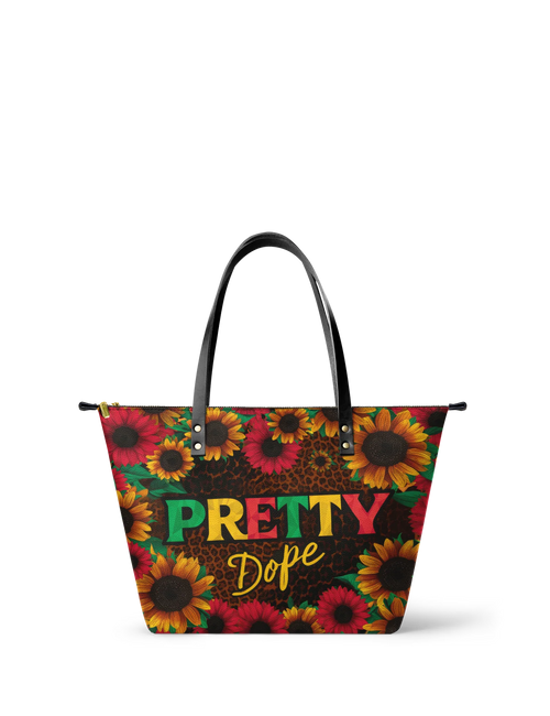 Afroyla "Solya" Leather Tote Bag