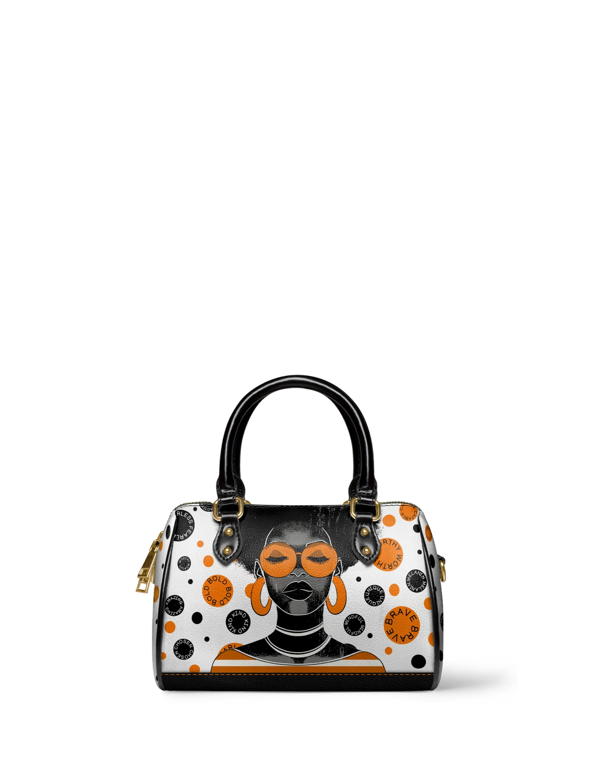 Afroyla "Fahari" Marshmallow Citrus Mini Satchel