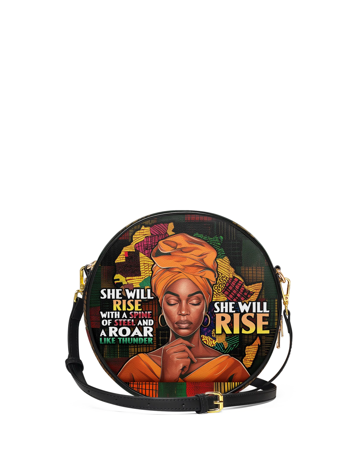 Afroyla "Thundara" Circle Crossbody Bag