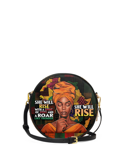 Afroyla "Thundara" Circle Crossbody Bag