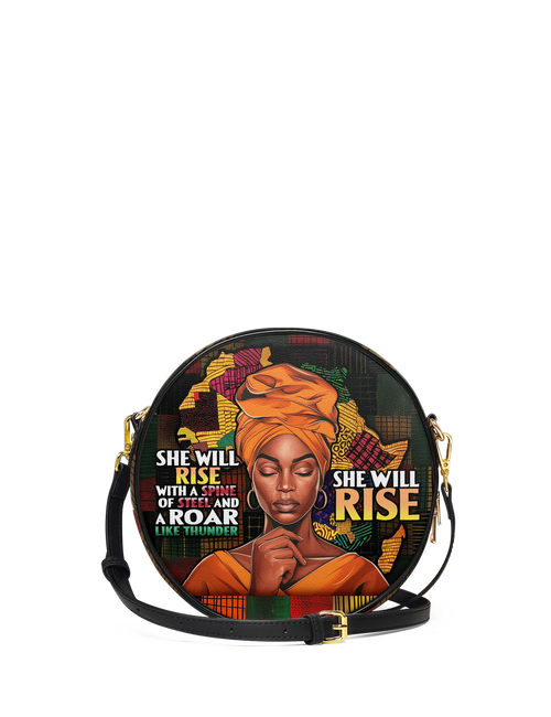 Afroyla "Thundara" Circle Crossbody Bag