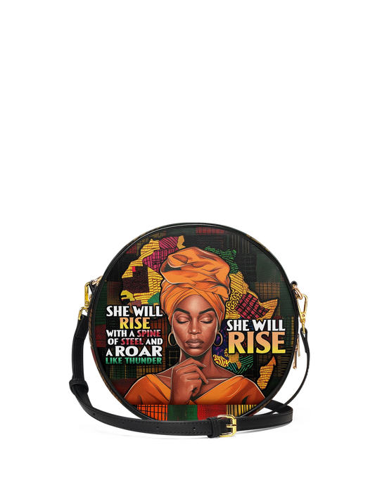 Afroyla "Thundara" Circle Crossbody Bag