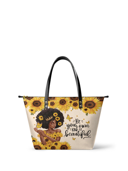 Afroyla "Zuriya" Leather Tote Bag