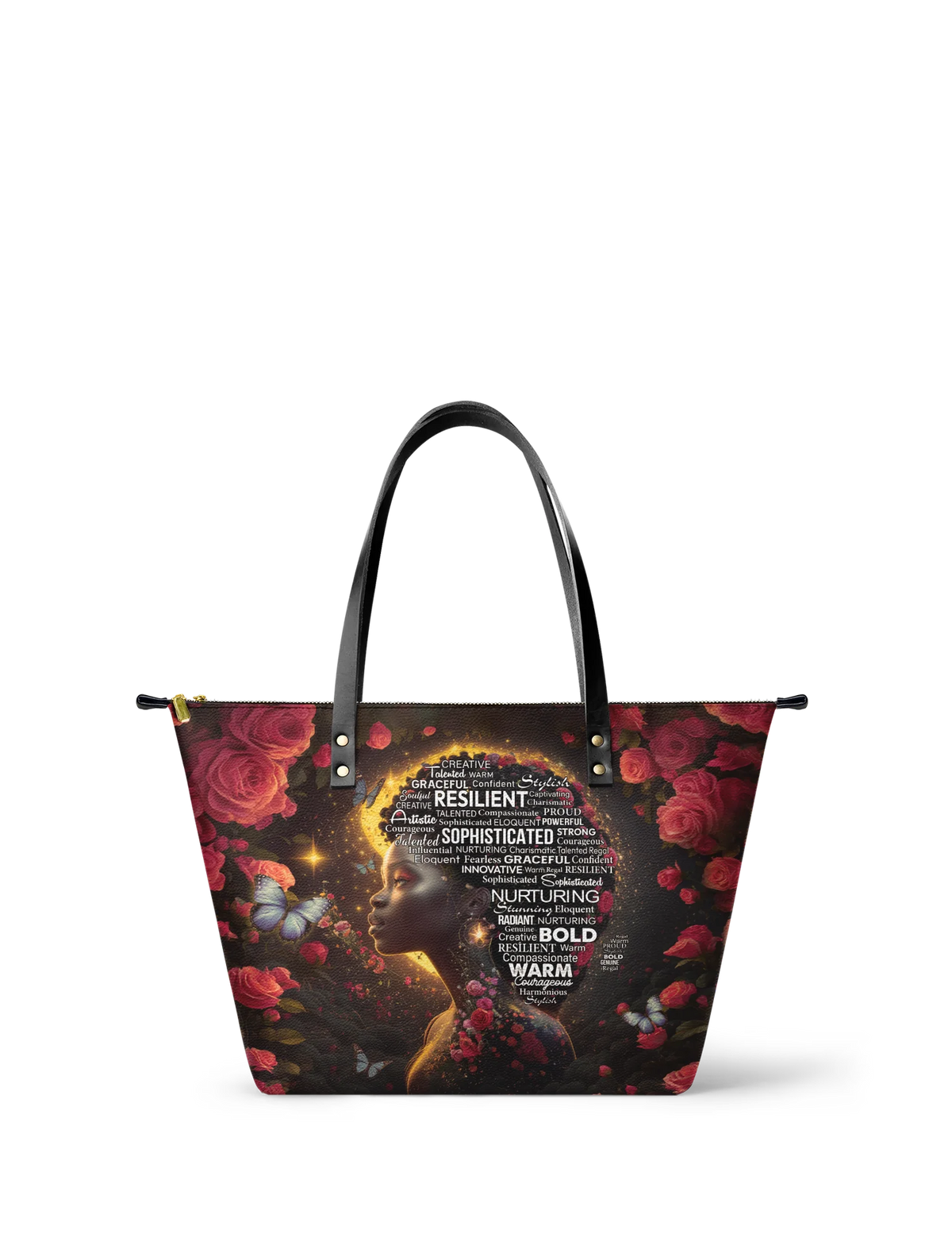 Afroyla "Aurenna" Leather Tote Bag