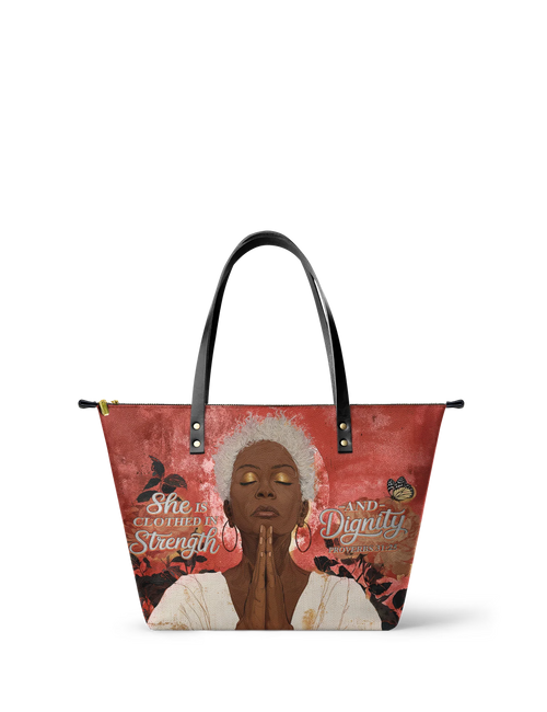 Afroyla "Namisa" Leather Tote Bag