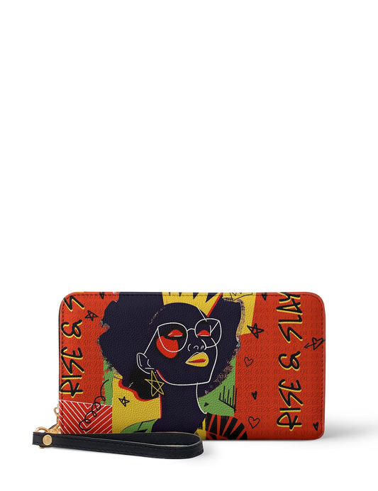Afroyla "Aina" Flame Red Wallet