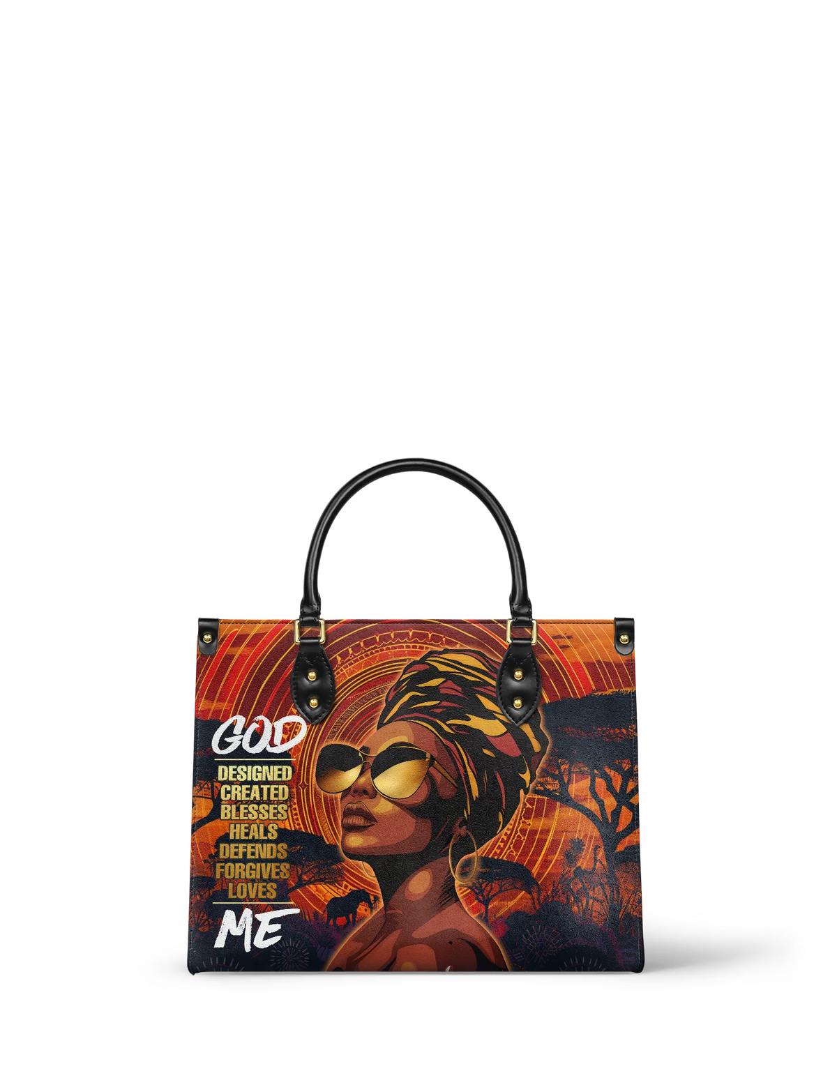 Afroyla "Aseda" Leather Handbag