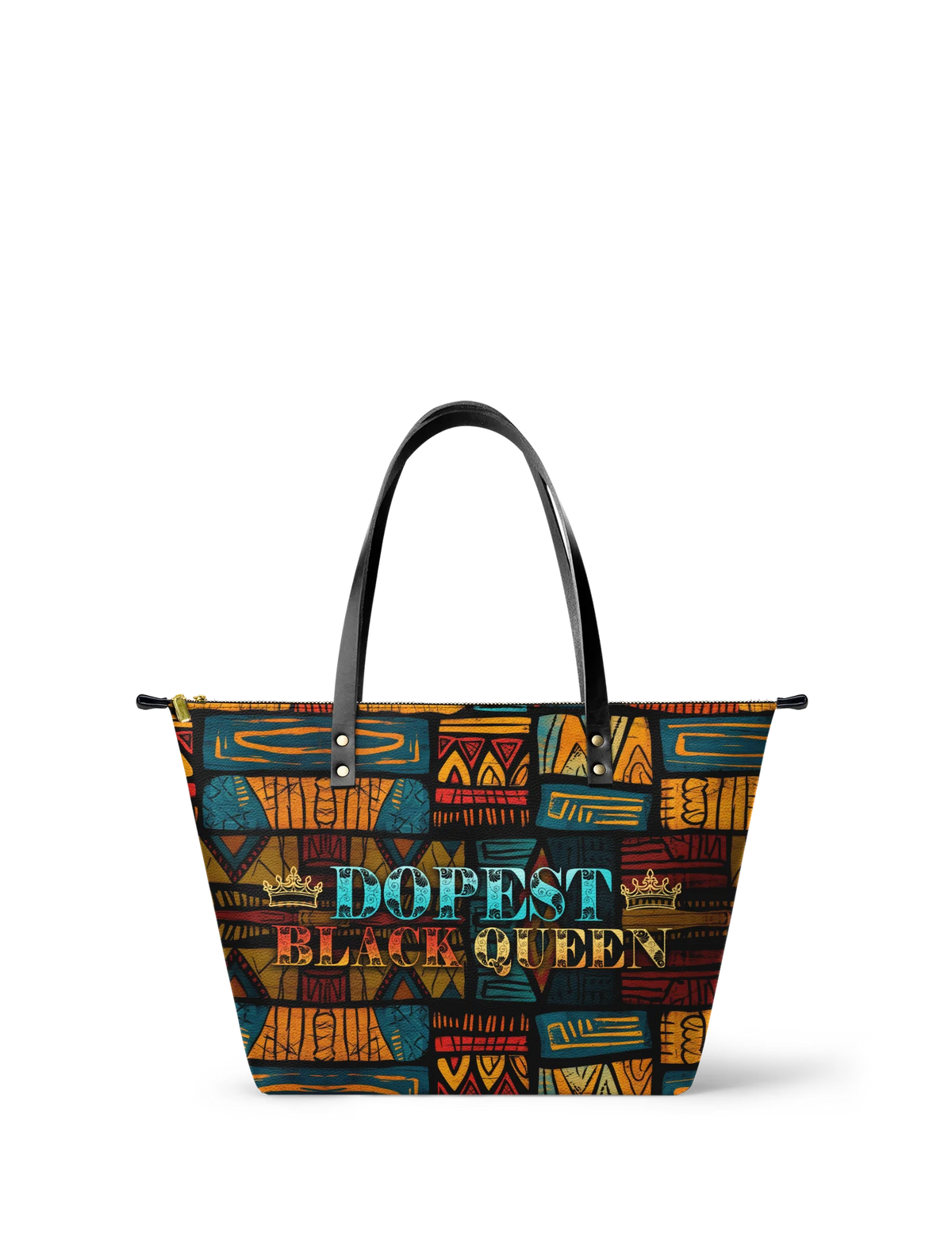 Afroyla "Dopeya" Leather Tote Bag