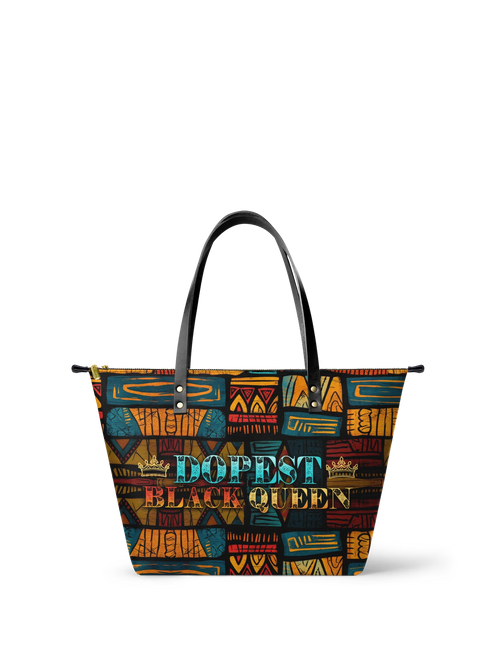 Afroyla "Dopeya" Leather Tote Bag