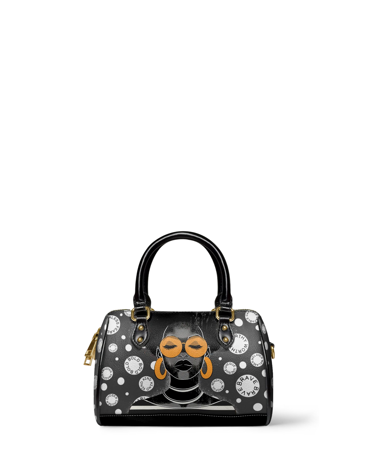 Afroyla "Fahari" Monochrome Mini Satchel