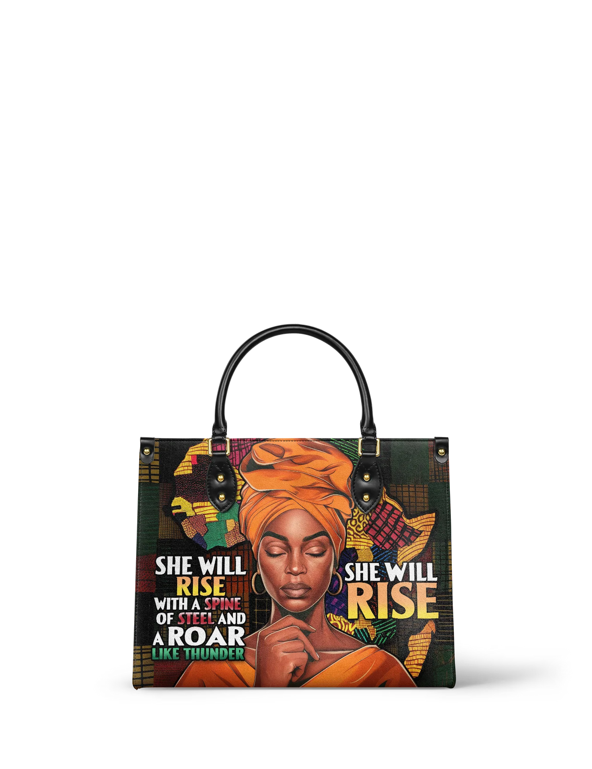 Afroyla "Thundara" Leather Handbag