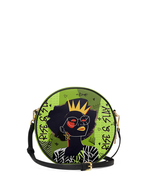 Afroyla "Aina" Lime Pop Circle Crossbody Bag