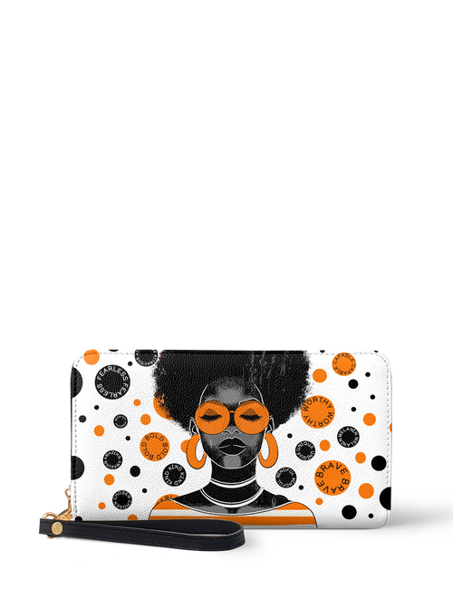 Afroyla "Fahari" Marshmallow Citrus Wallet