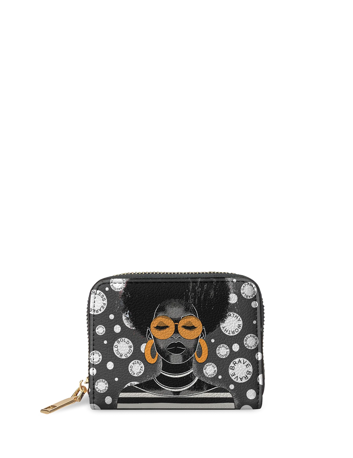 Afroyla "Fahari" Monochrome Mini Wallet