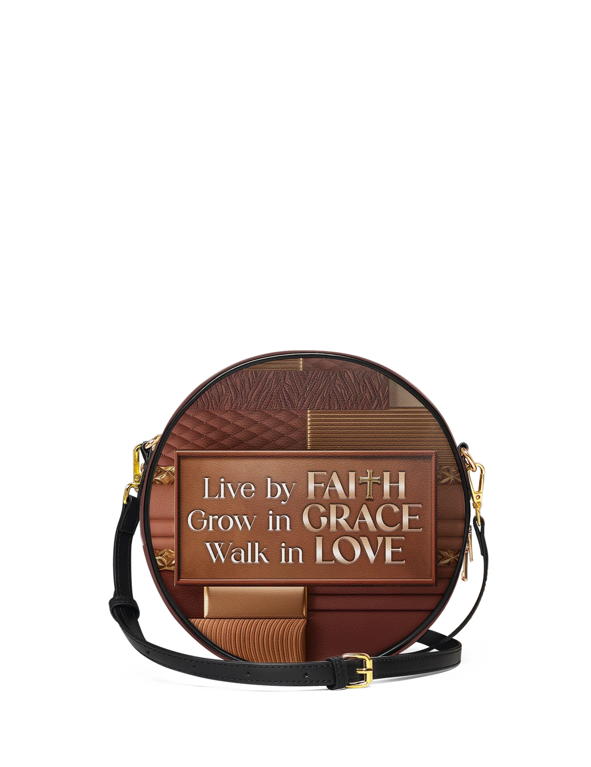 Afroyla "Eliora" Circle Crossbody Bag