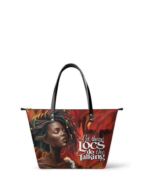 Afroyla "Locella" Leather Tote Bag