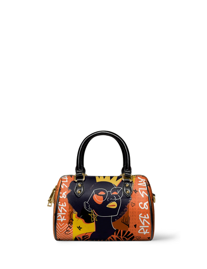 Afroyla "Aina" Orange Sorbet Mini Satchel