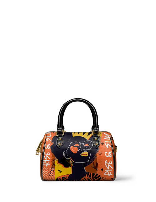 Afroyla "Aina" Orange Sorbet Mini Satchel